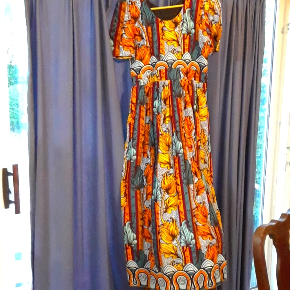 Authentic Hand-Made African Dress (Made in Uganda)